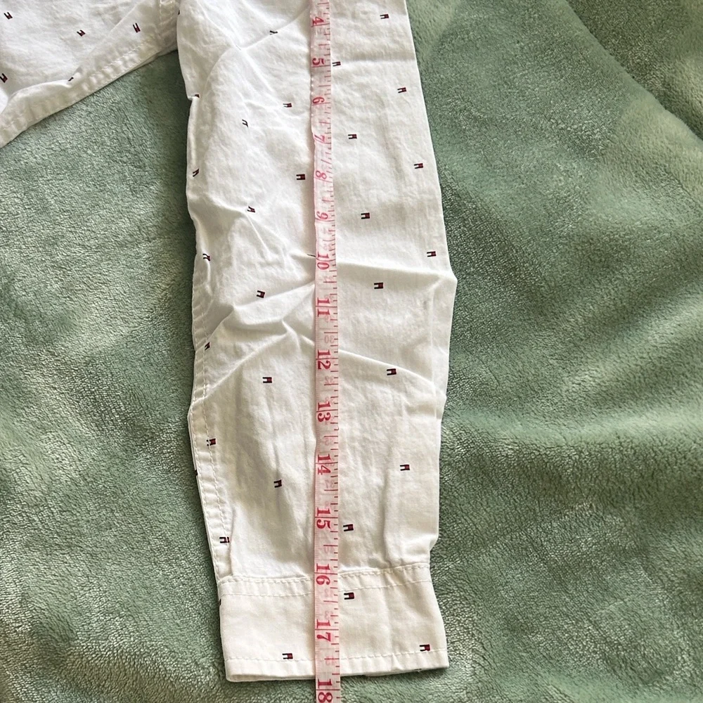 Tommy Hilfiger White Casual Button Down Shirt - Picture 6 of 8